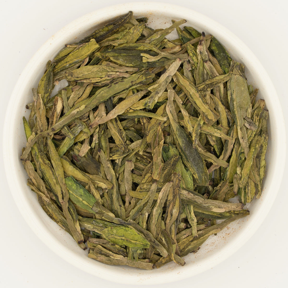 Dragon Well Green Tea, the loose leaf [dragon-well-green-tea-02-leaf]