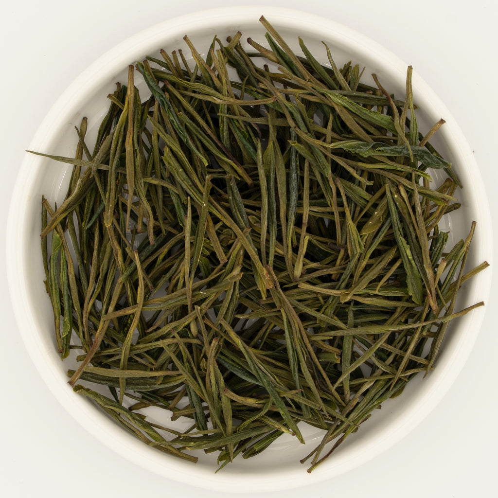 Early Spring Anji Baicha Green Tea, the loose leaf [early-spring-anji-baicha-green-tea-02-leaf]