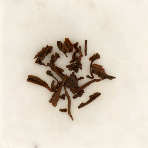 Lady Earl's Garden, the wet leaf after brewing [lady-earls-garden-05-wet]