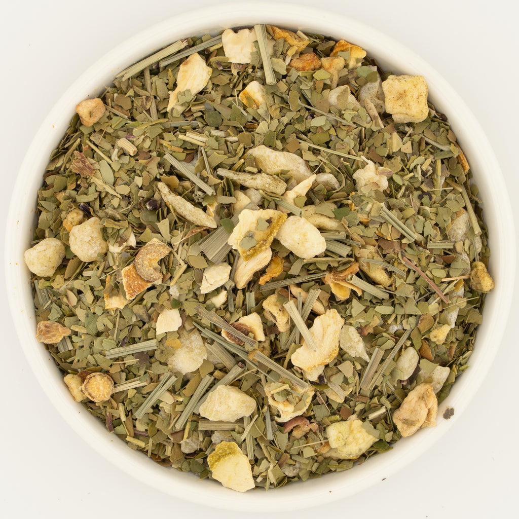 Lemon Yerba Mate, the loose leaf [lemon-yerba-mate-02-leaf]
