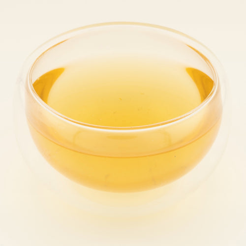 Autumn Passion Affair, brewed, in a clear glass [passion-affair-in-bloom-03-liquor]