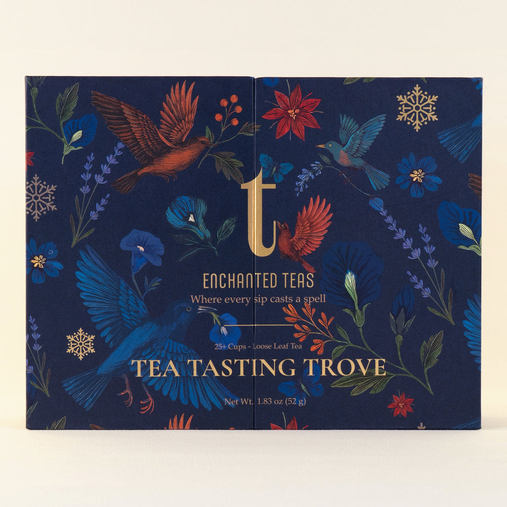 Tea Tasting Trove, the Midnight Garden box, closed [trove-01-closed-midnight]